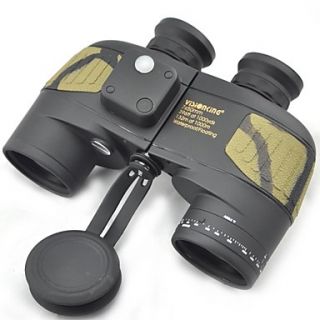 Visinking 7x50 Floating Binoculars with Build in Compass and Reticle Range Finder Military Outdoor Telescopes