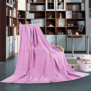Siweidi Comfortable Single Cotton Jacquard Towel(Purple)