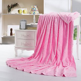 Siweidi Solid Color Single Cotton Jacquard Towel(Pink)