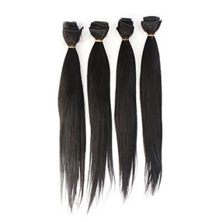 22 Inch Brazilian Straight hair Weft 100% Virgin Remy Human Hair Extensions 3Pcs