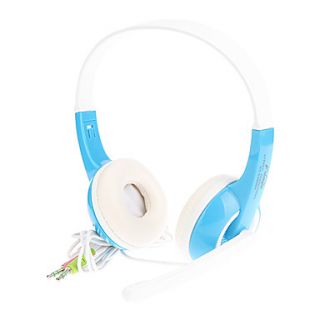 KT 5200MV Stereo On Ear Headphone with Mic and Remote(BlueWhite)