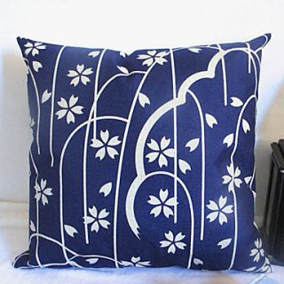 Country Flower Pattern Decorative Pillow Cover
