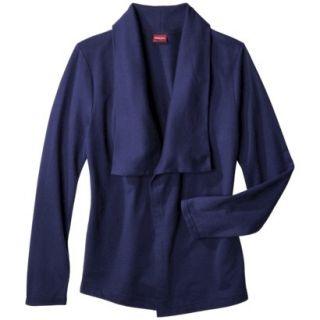 Merona Womens French Terry Layering Jacket   Nightfall Blue XS