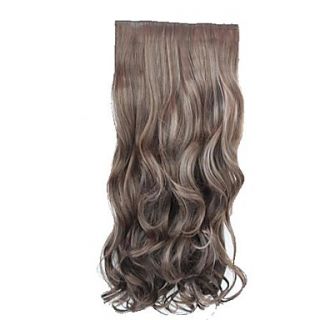 High Quality Synthetic 20 Inch Long Wavy Hairpiece Stlylish Hair Extension 3 Colors Available