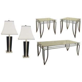 Sofab Neo Grand Lamp, Coffee Table And End Table Set
