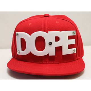 Unisex Crystal Bassball Cap With Alphabet DOPE