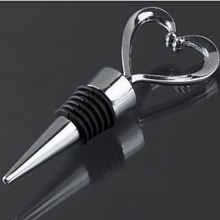 Bottle Stopper with Heart Shaped Top