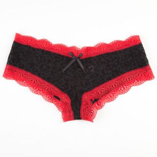 If This Is Love Boyshorts Black/Red In Sizes Small, Medium, Large For Women 233