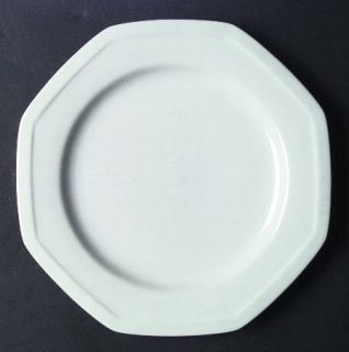 Savoir Vivre Maison Blanche Dinner Plate, Fine China Dinnerware   White Octagona