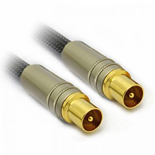 Coaxial Closed circuit Cable M/M for HDTV Gray(5M)