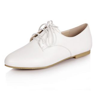 Leatherette Womens Flat Heel Comfort Oxfords Shoes