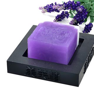 Handmade Lavender Essential Oil Soap Whitening Moisturizing Anti Acne 100g