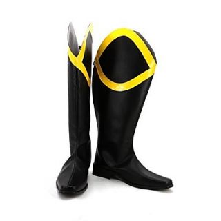 Power Ranger Jetman Black Condor Mens Cosplay Shoes