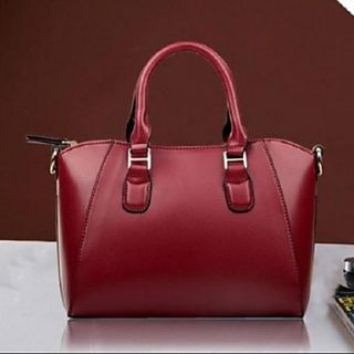 Womens Fashion Small Split Leather Shell Bag