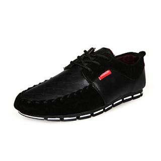Suede Mens Flat Heel Comfort Fashion Sneakers Shoes With Lace Up (More Colors)