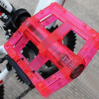 CoolChange PC Material Ultralight Anti Slip Rose Red Ball Bearing Pedal