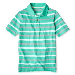 ARIZONA Striped Polo Shirt   Boys 6 18, Green, Boys