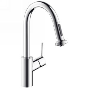 Hansgrohe 04286000 HG KITCHEN Talis S 2 Prep Kitchen Faucet W/2 Spray Pull Down