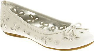 Girls Sperry Top Sider Luna   White Smooth Casual Shoes