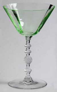 Cambridge 3122 Green (Lt. Emerald)  Champagne/Tall Sherbet   St  3122,Lt.Emerald