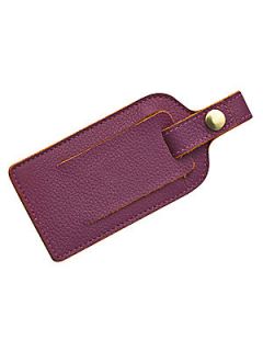 Graphic Image Leather Luggage Tag