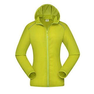 ARW Womens Outside Ventilate Solid Color Yellow Coat
