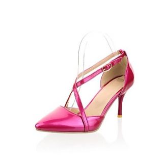 Artificial Patent Leather Womens Elegant High Heel Pumps More Colors