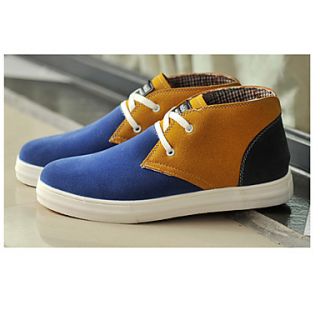 Trend Point Mens Popular Suede Shoes(Royal Blue)