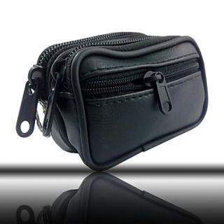 Unisex Black Double Layer and Mini Wallet B02#