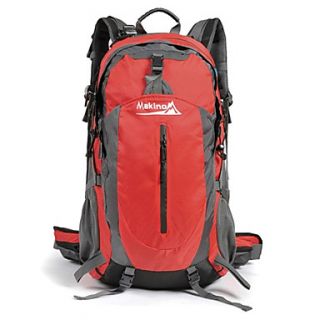 MAKINO 50L Waterproof Nylon Outdoor Backpack with Raincover