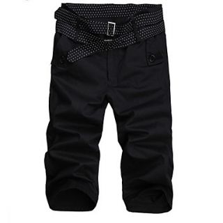 Shishangqiyi Korean Slim MenS Casual Pants(Black)