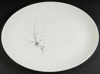 Royal Doulton Greenbrier 16 Oval Serving Platter, Fine China Dinnerware   Gray&