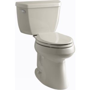 Kohler K 3713 G9  Highline Classic Comfort Height Two Piece Elongated Toilet