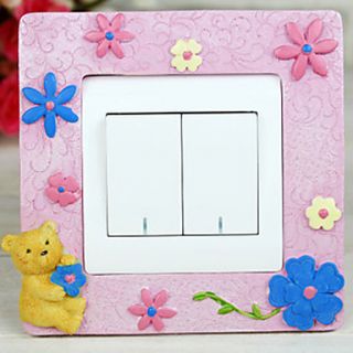 Animal Floral Bear Light Switch Stickers