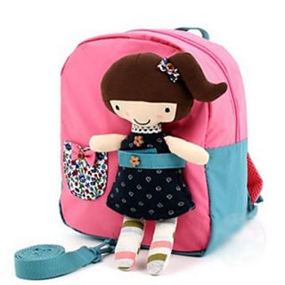 Childrens Cute Dot Ragdoll Schoolbag Safety Harness Backpack