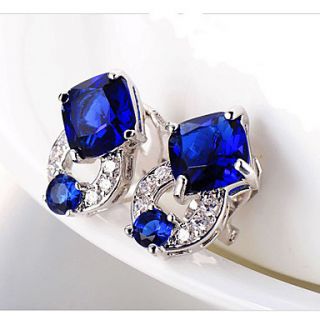 Ginasy Royal Blue Alloy Earring