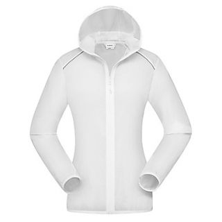 ARW Womens Outside Ventilate Solid Color White Coat
