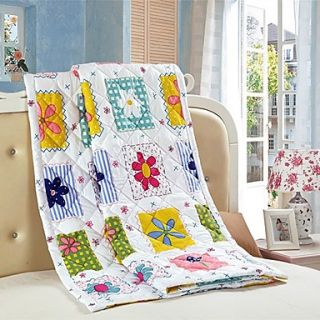 Luolaiya World Of Color Small Imitation Cotton Printing Summer Cool Quilt (Screen Color)