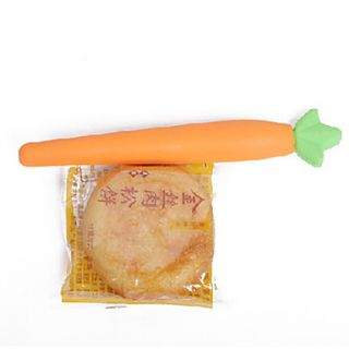 Carrot Shaped Sealing Clip Random Color, Set of 5, W1cm x L14cm x H1cm