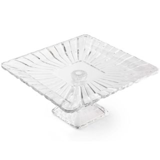 Serving Dish, Alexandria Crystal Footed Plate