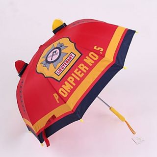 Childrens Fireman Featured Cartoon Uv Umbrella