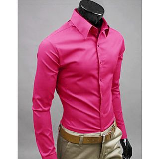 MSUIT Fashion Cultivate OneS Morality MenS Long Sleeve Shirt Z9180