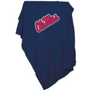 Mississippi Rebels Logo Chair NCAA Sweatshirt Blanket