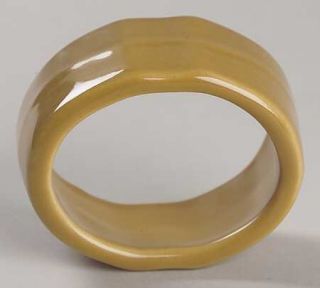 Kennex Group (China) Florence Dijon Mustard Napkin Ring, Fine China Dinnerware  