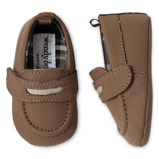 WENDY BELLISSIMO Infant Boys Brodey Faux Suede Loafers, Brown, Brown, Boys