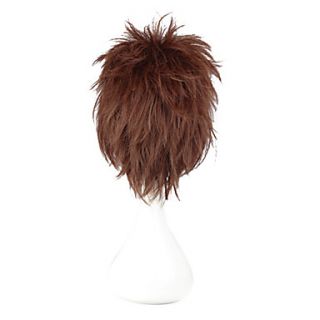 High Quality Cosplay Synthetic Wig Naruto Gaara Short Straight Wig(Brown)