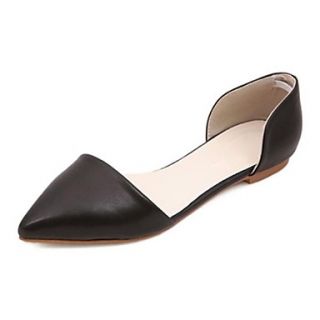 Leatherette Womens Flat Heel Comfort Flats Shoes(More Colors)