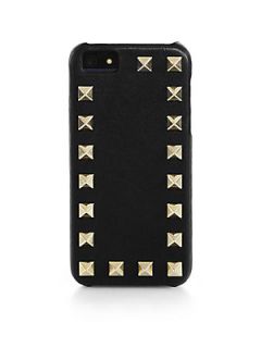 Valentino Studded Leather Case for iPhone 5   Black