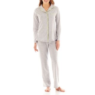 Pj Couture Pajama Set, Heather Gr, Womens