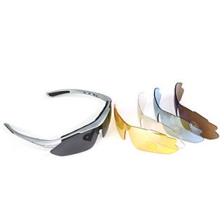 Sun Glasses Eyewear 5 UV400 Safety Polarized Lens with Silver Frame